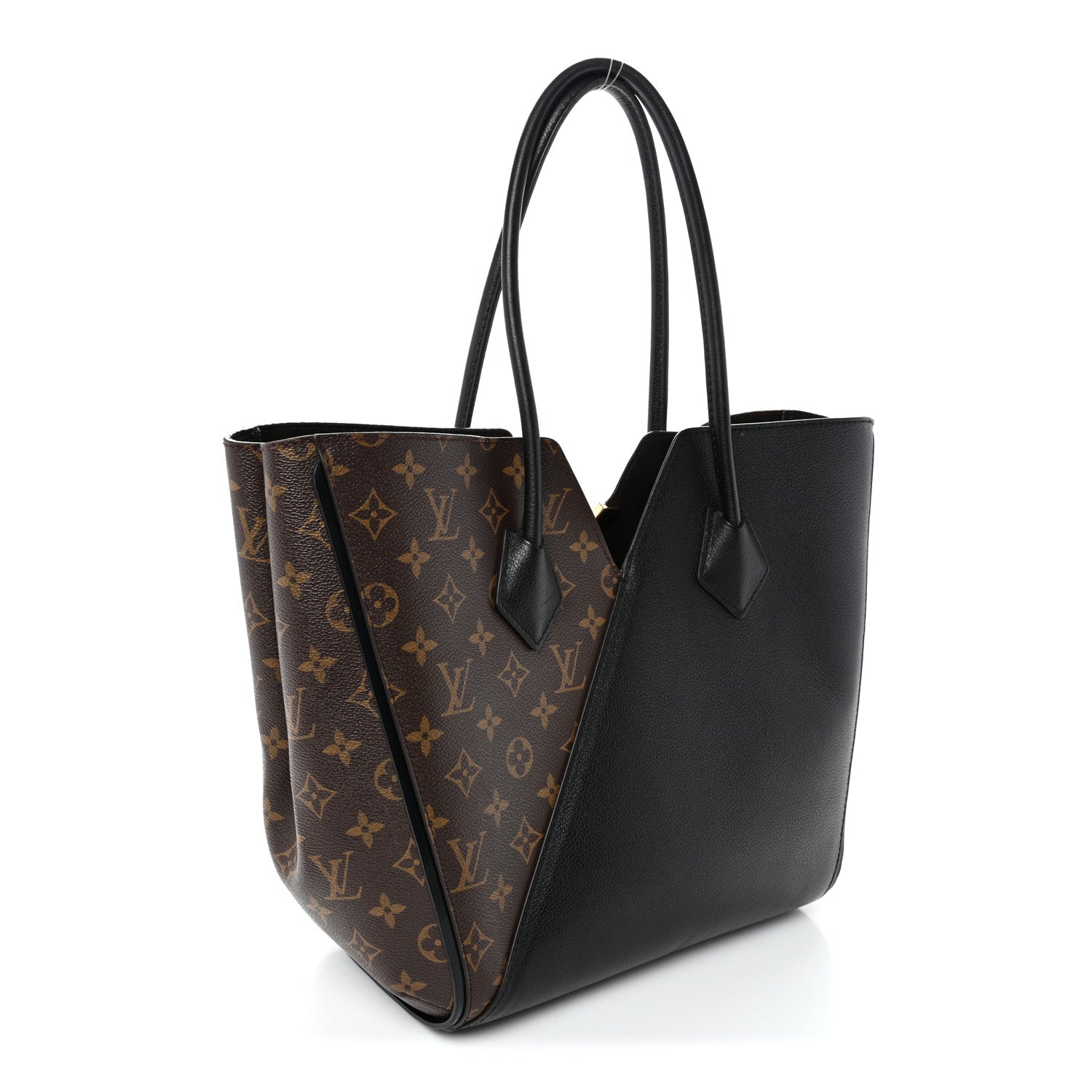 Louis Vuitton Calfskin Monogram Kimono Tote  Black