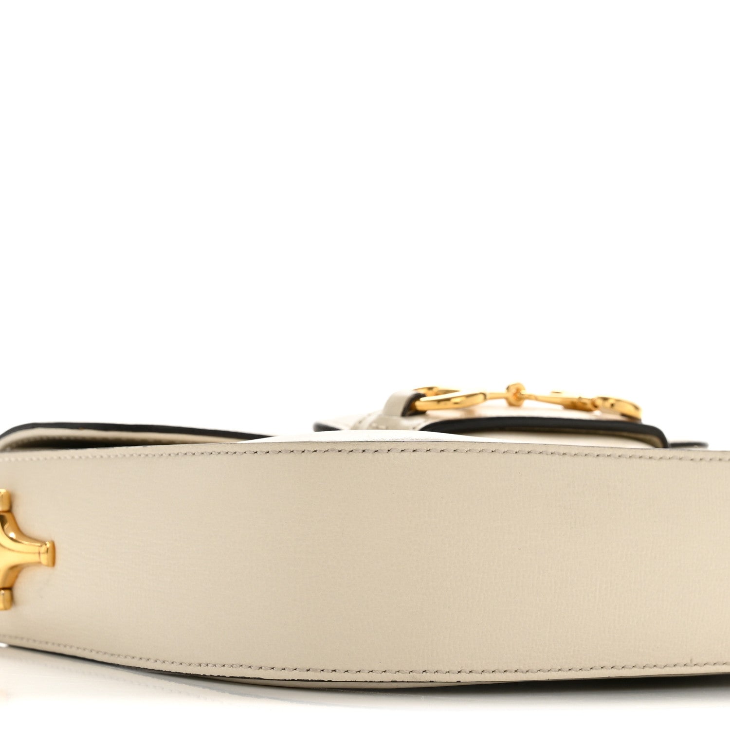 Gucci Azalea Calfskin Horsebit 1955 Shoulder Bag Mystic White