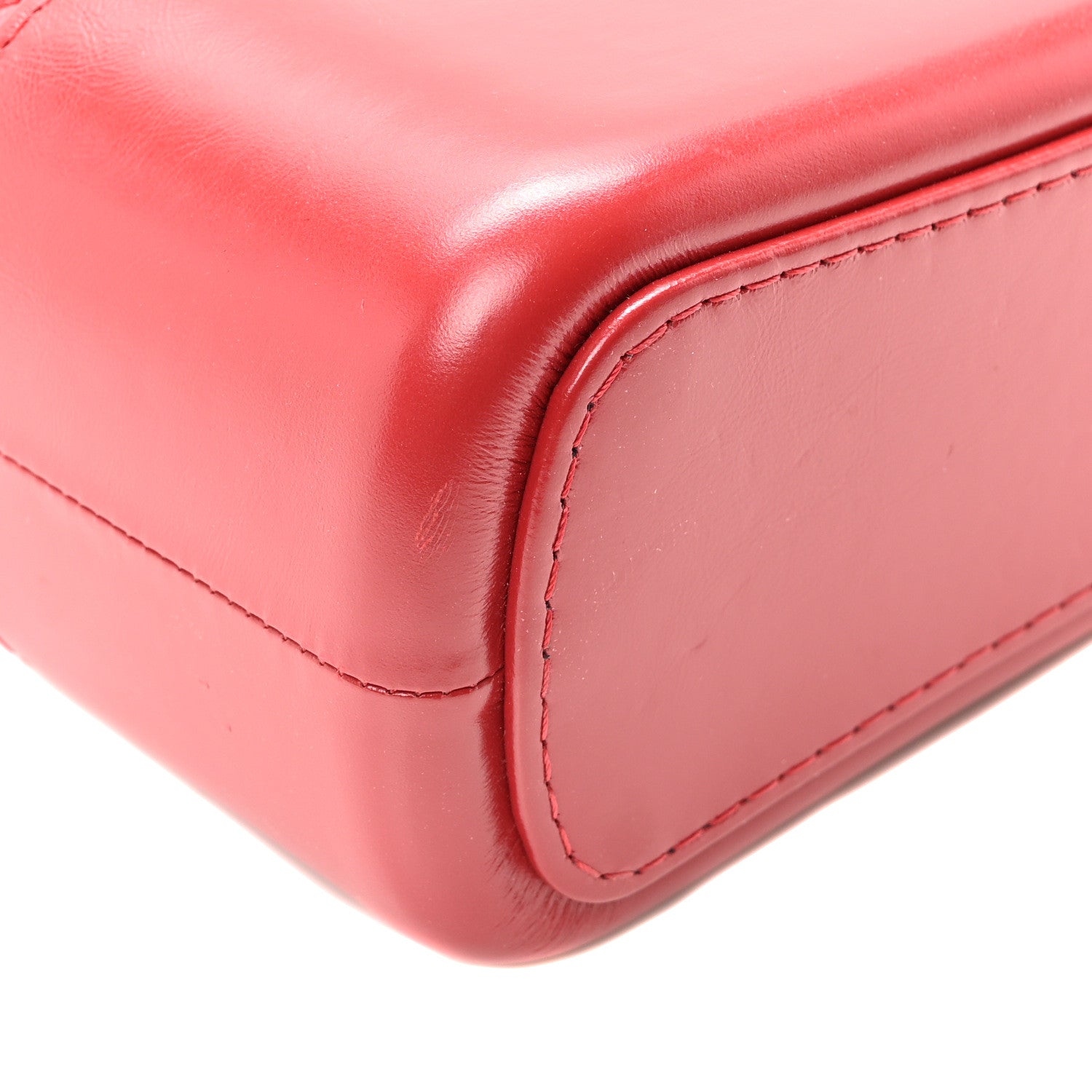Chanel Aged Calfskin Quilted New Medium Gabrielle Hobo Red