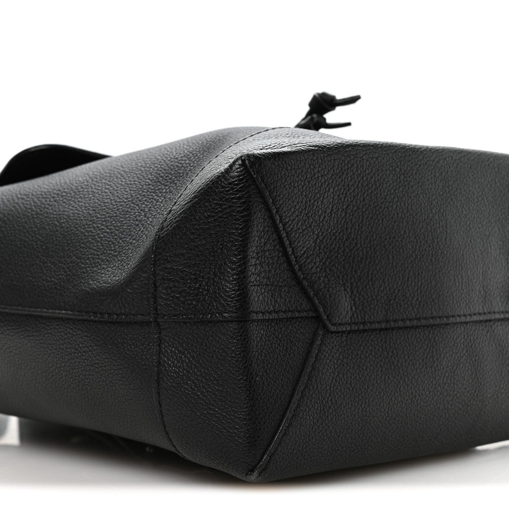 Louis Vuitton Calfskin Lockme Backpack Black