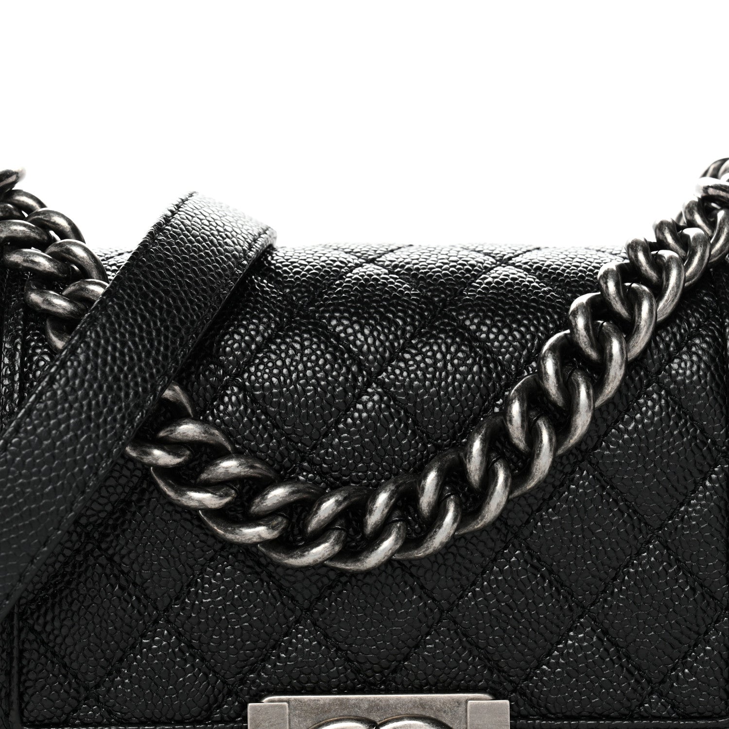 Chanel Caviar Quilted Small Boy Flap Black