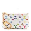 Louis Vuitton LV X TM Monogram Multicolor Key Pouch White