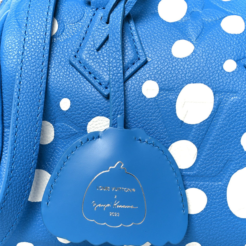 Louis Vuitton LV X YK Empreinte Speedy Bandouliere 20 Blue White