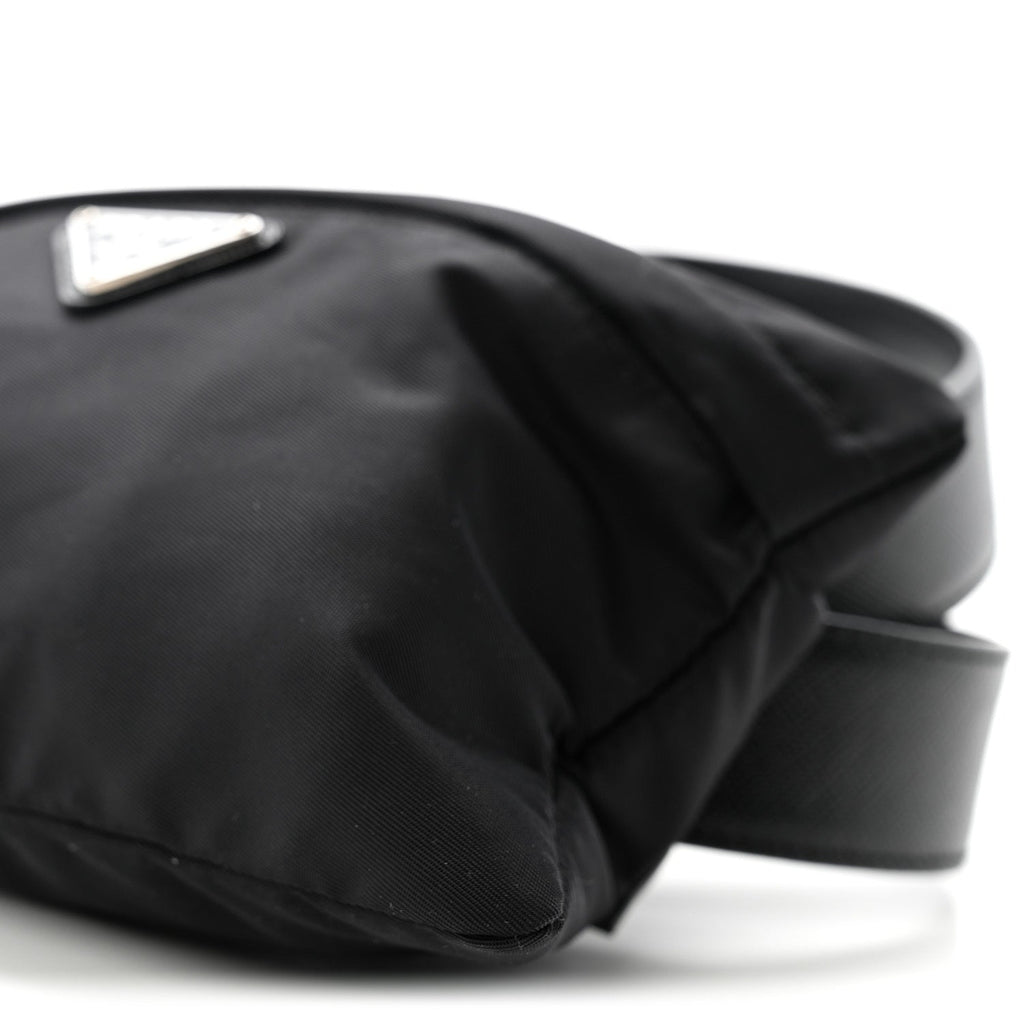 Prada Tessuto Nylon Saffiano Belt Bag 90 36 Black