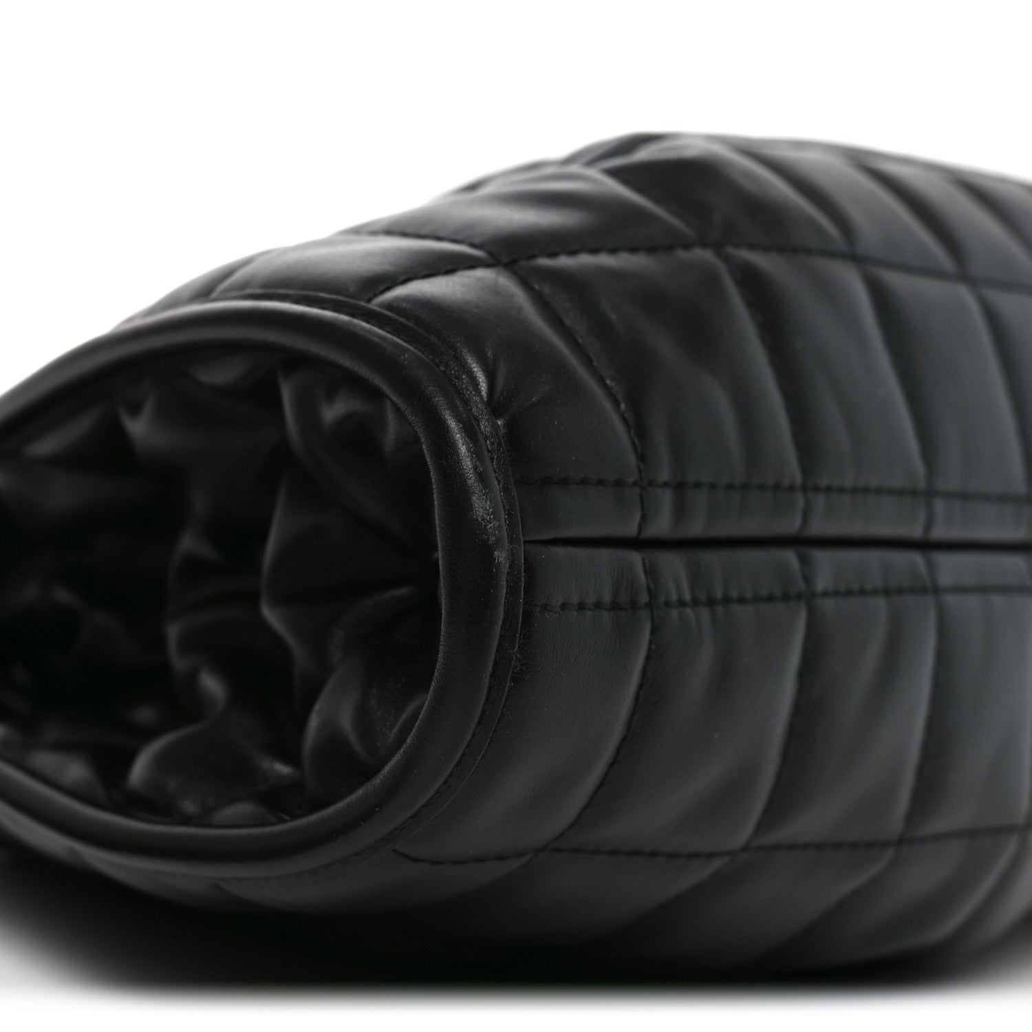 Gucci Calfskin Quilted Medium Deco Tote Bag Black