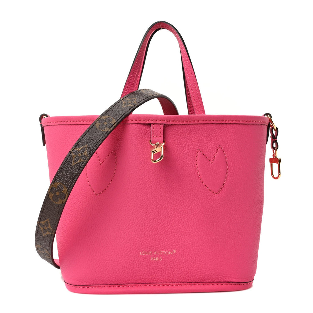 Louis Vuitton Monogram Neverfull Inside Out Bandouliere BB Rose Pondichery