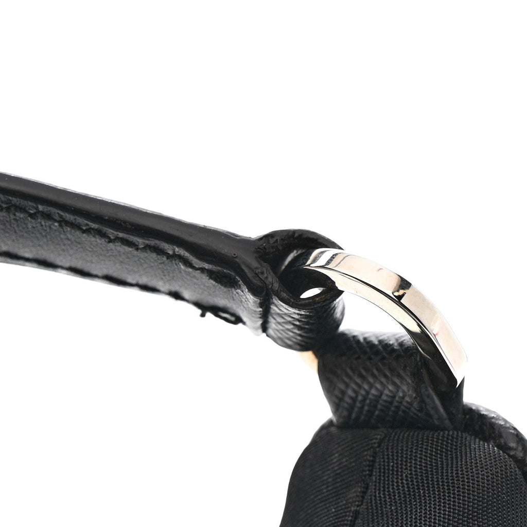 Prada Tessuto Nylon Saffiano Mini Re-Edition 2005 Bag Black