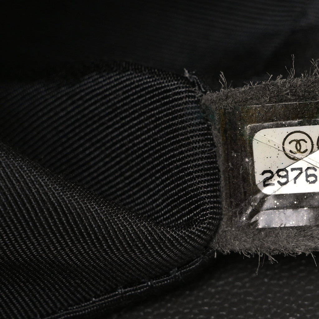 Chanel Caviar Quilted Medium Boy Flap Dark Grey