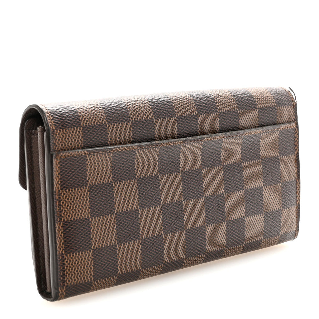Louis Vuitton Damier Ebene Sarah Wallet NM