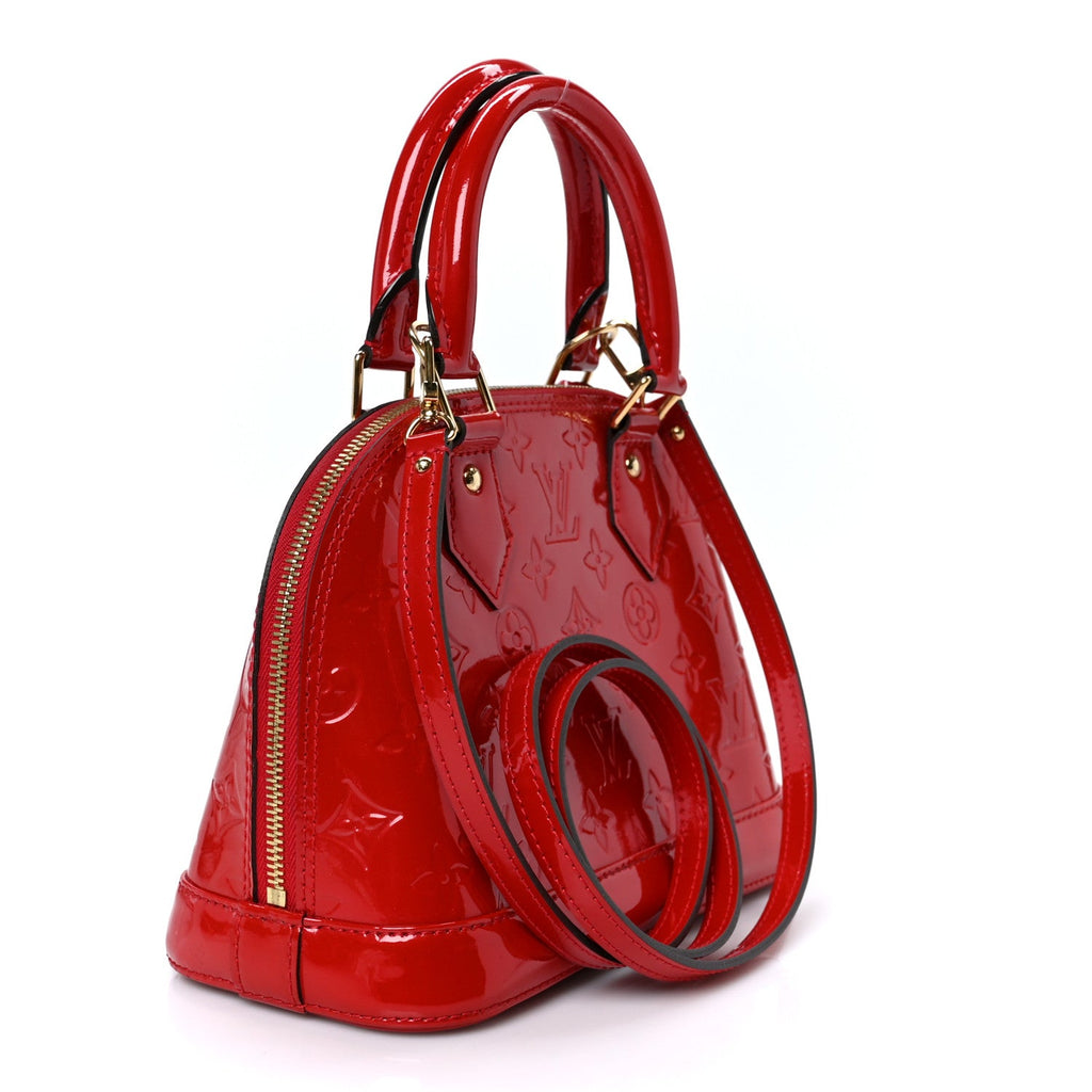 Louis Vuitton Vernis Alma BB Cherry