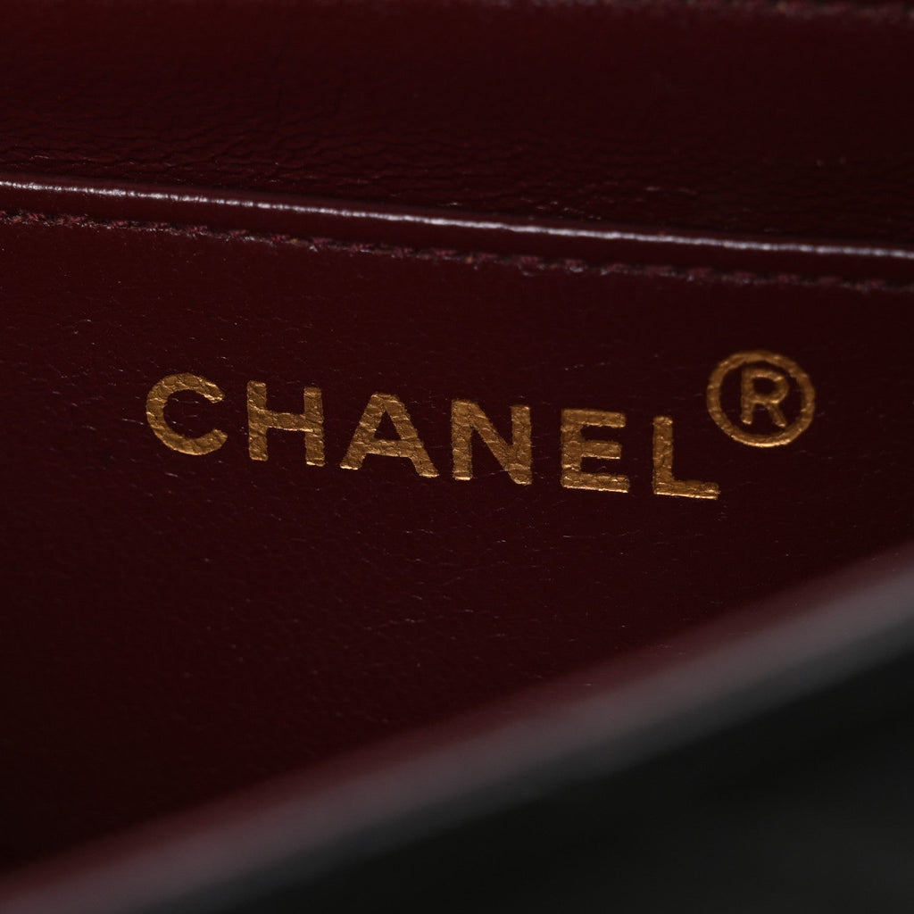 Chanel Lambskin Quilted Medium Single Flap Black