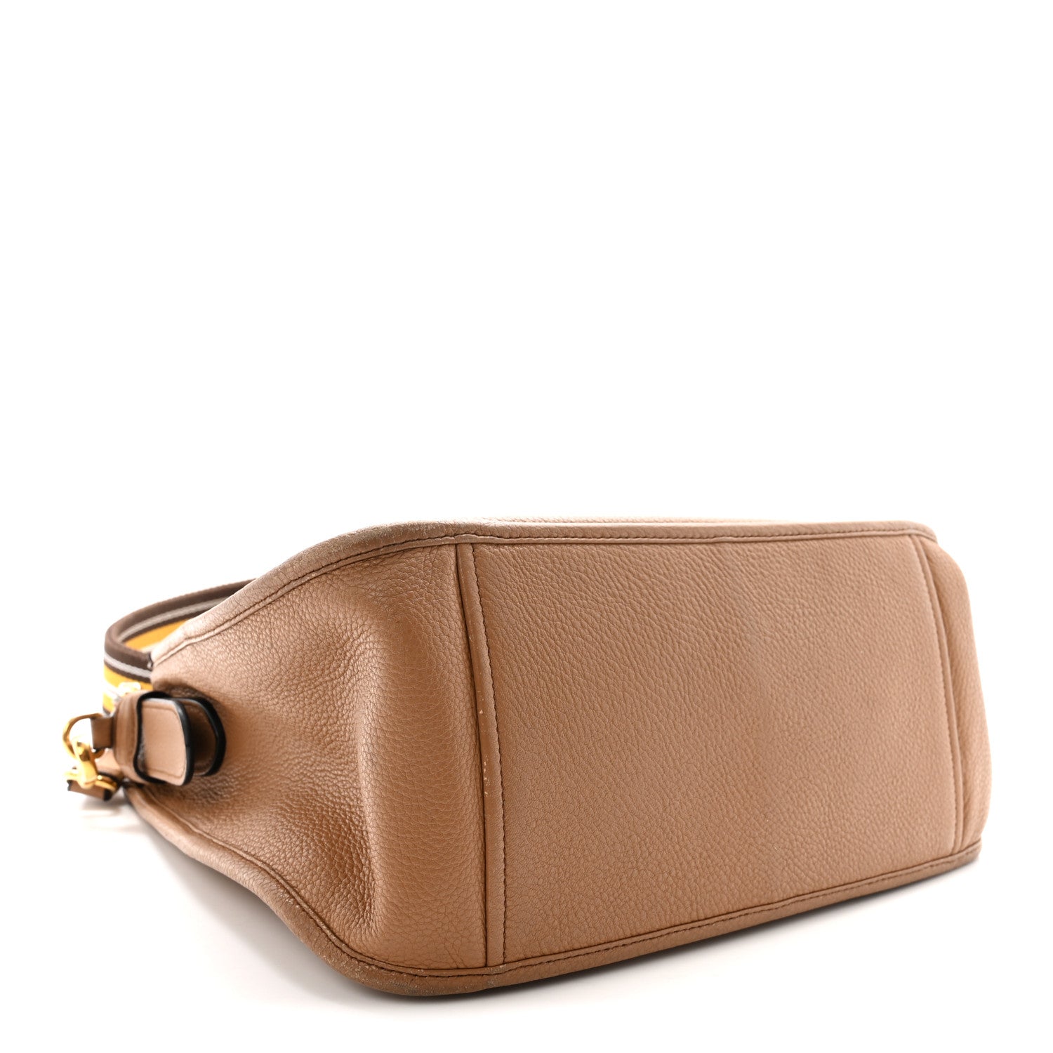 Prada Vitello Daino Hobo Messenger Bag Caramel