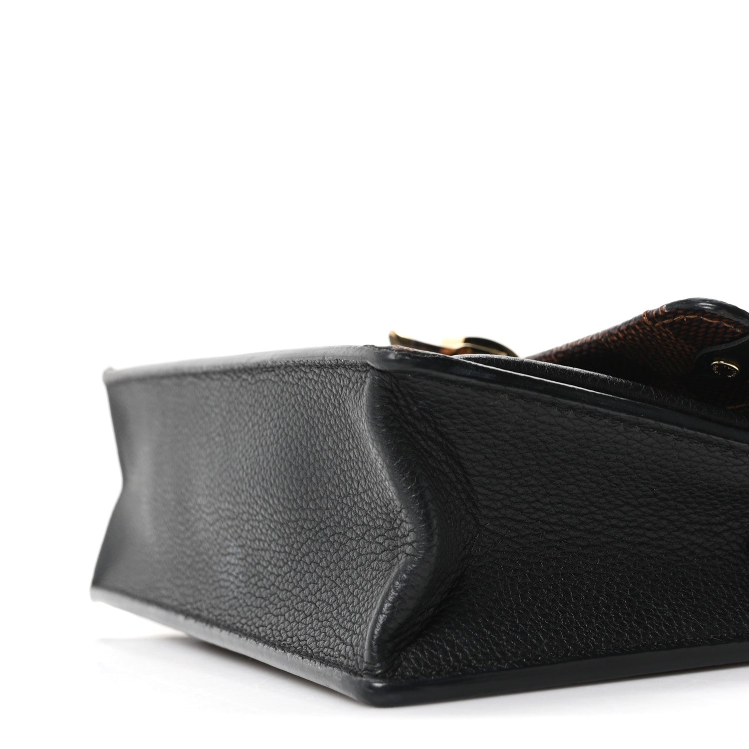 Louis Vuitton Damier Ebene Vavin Chain Wallet Black