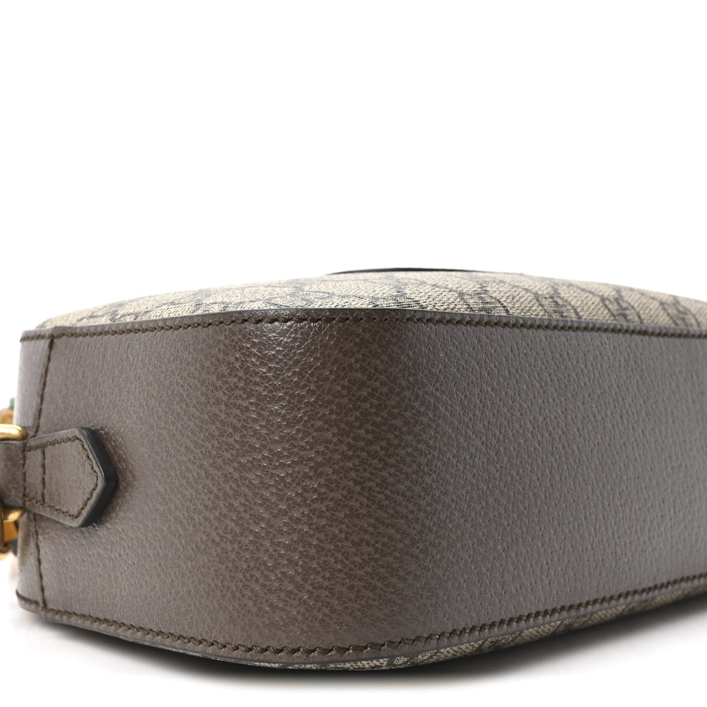 Gucci GG Supreme Monogram Web Neo Vintage Shoulder Bag Beige New Acero Crop
