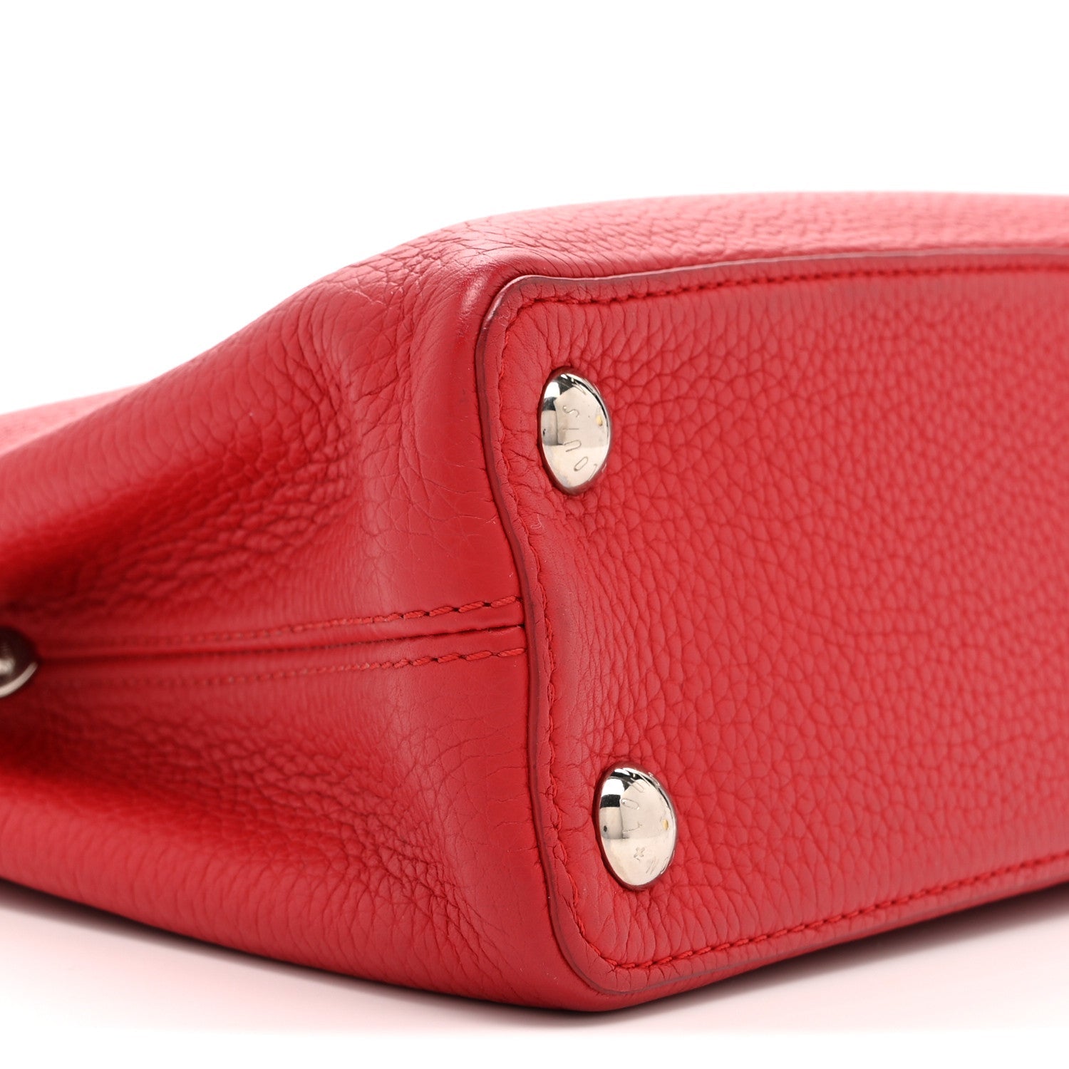 Louis Vuitton Taurillon Capucines BB Scarlet Red