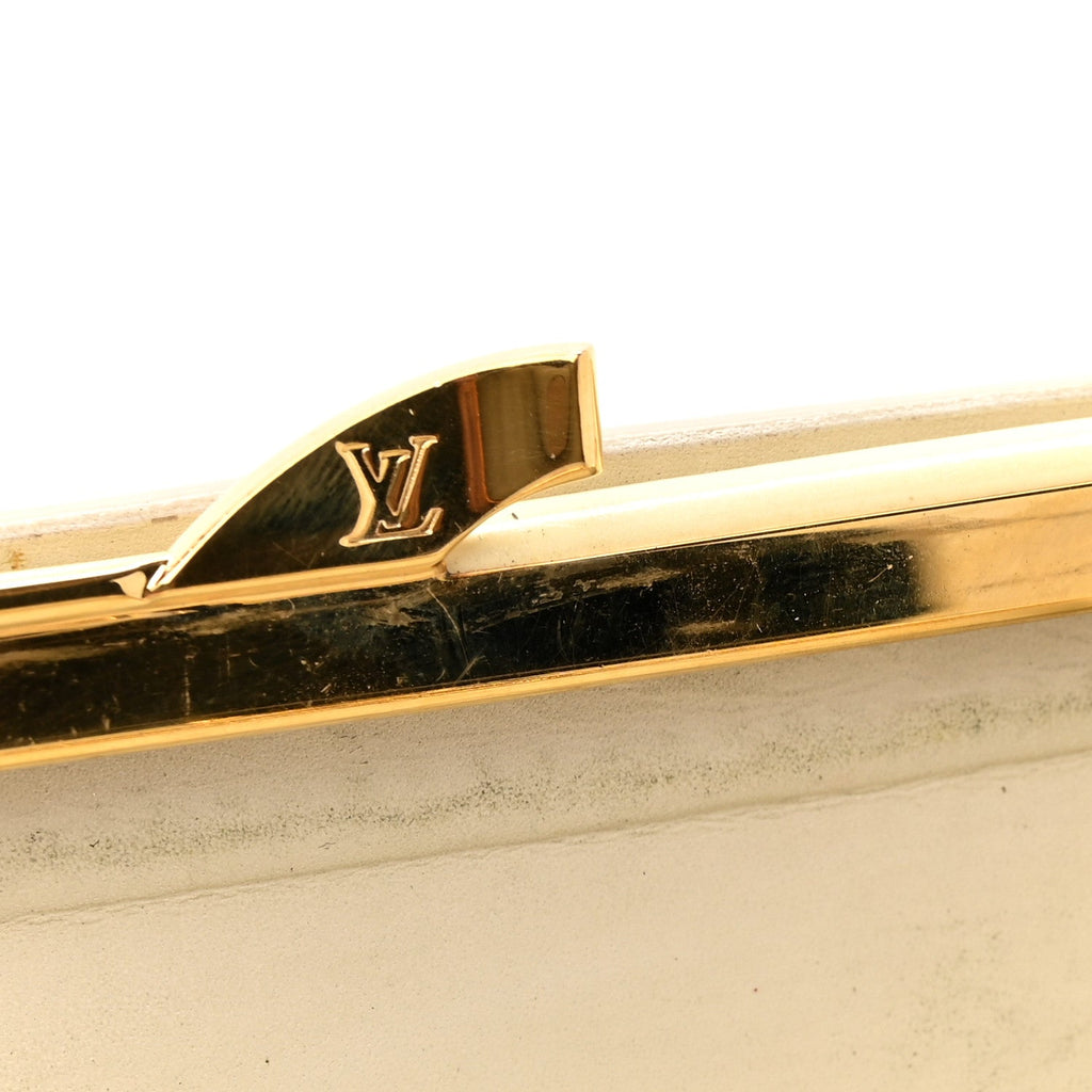 Louis Vuitton Vernis French Purse Wallet Perle