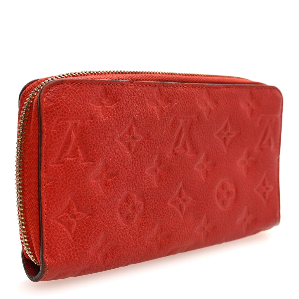 Louis Vuitton Empreinte Zippy Wallet Cherry