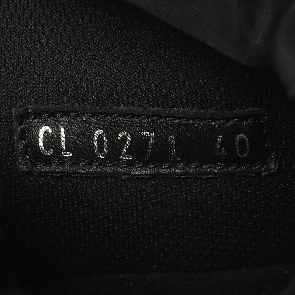 Louis Vuitton Suede Shearling Polar Flat Half Boots 40 Black