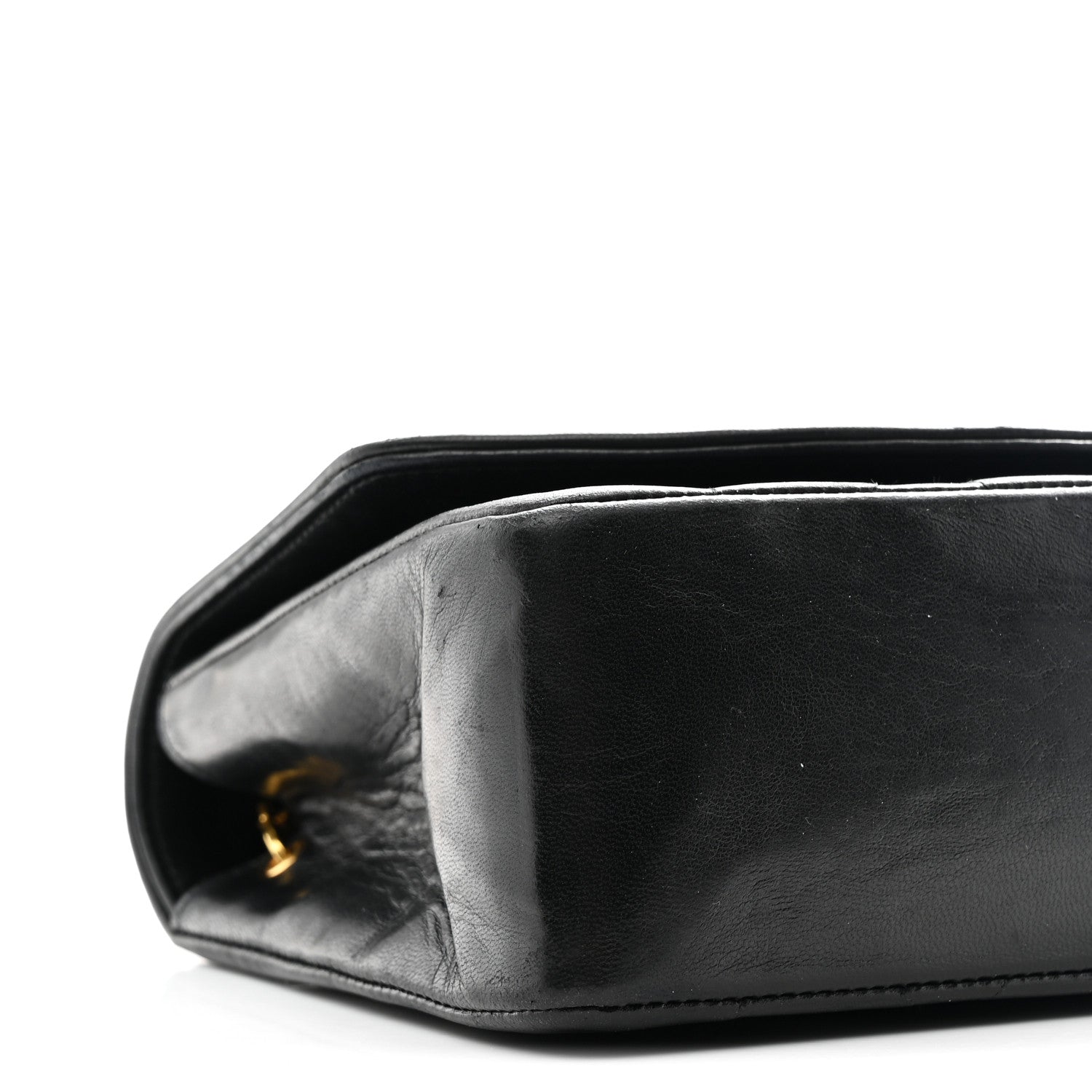 Chanel Lambskin Quilted Medium Single Flap Black
