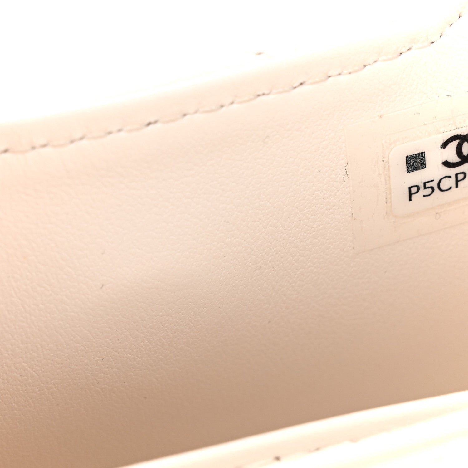Chanel Shiny Aged Calfskin Quilted Mini Nano Kelly Shopper White