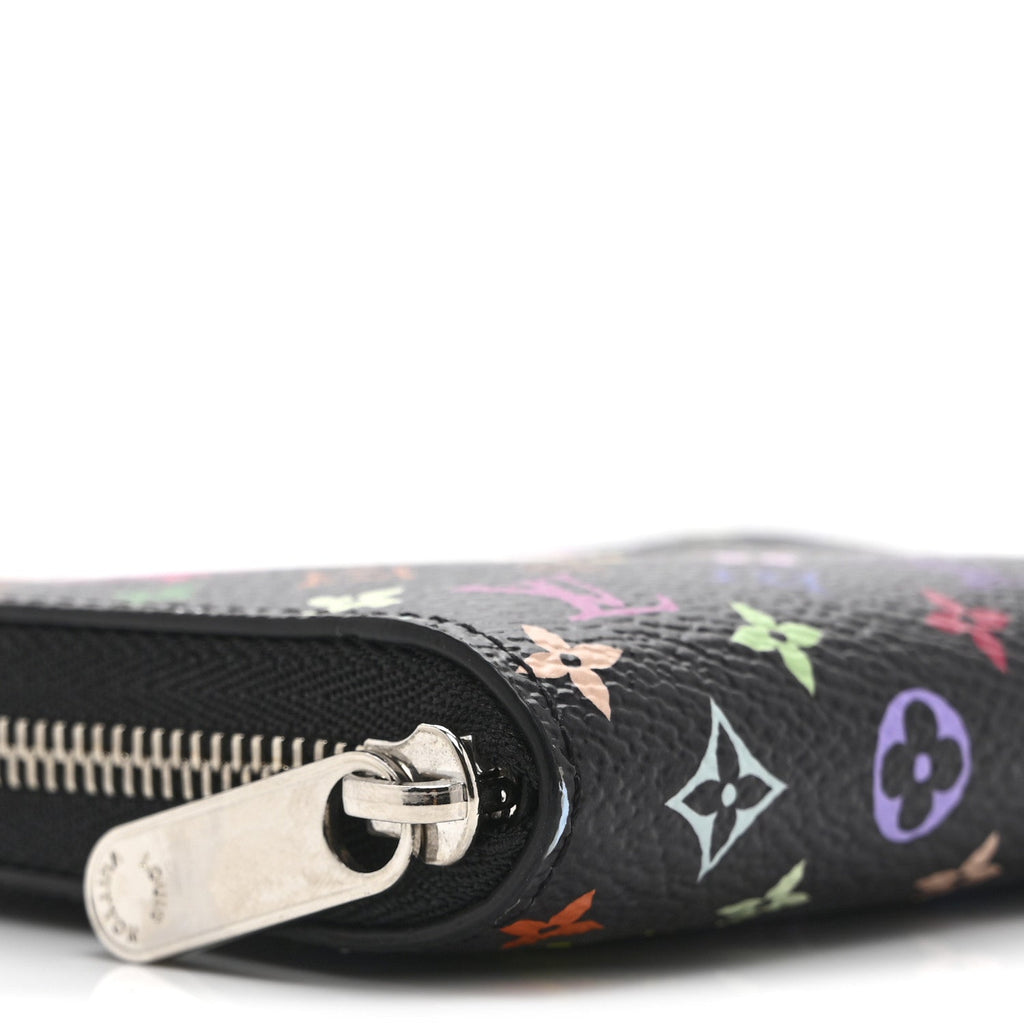 Louis Vuitton LV x TM Monogram Multicolor Zippy Coin Purse Black