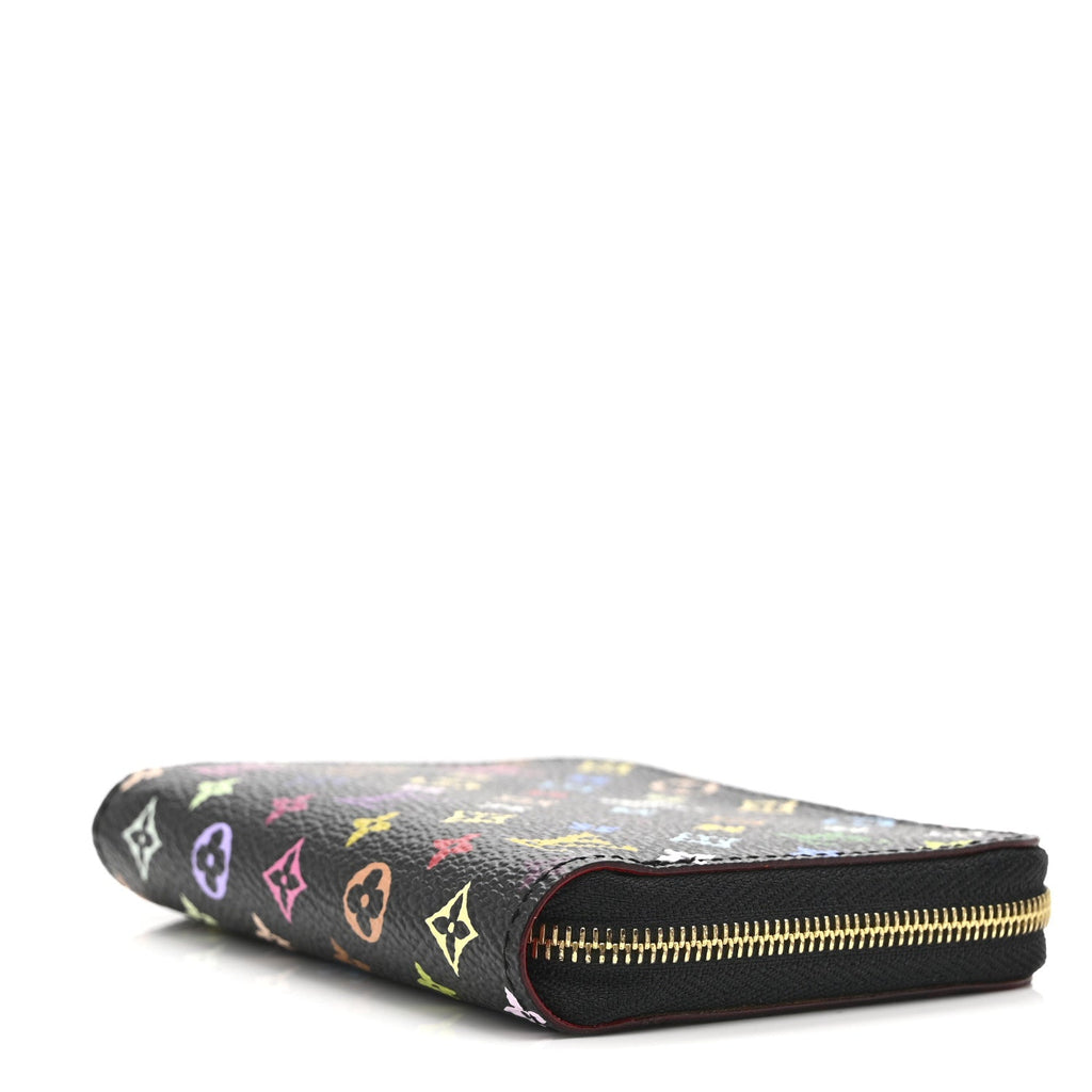 Louis Vuitton Monogram Multicolor Zippy Coin Purse Black Grenade