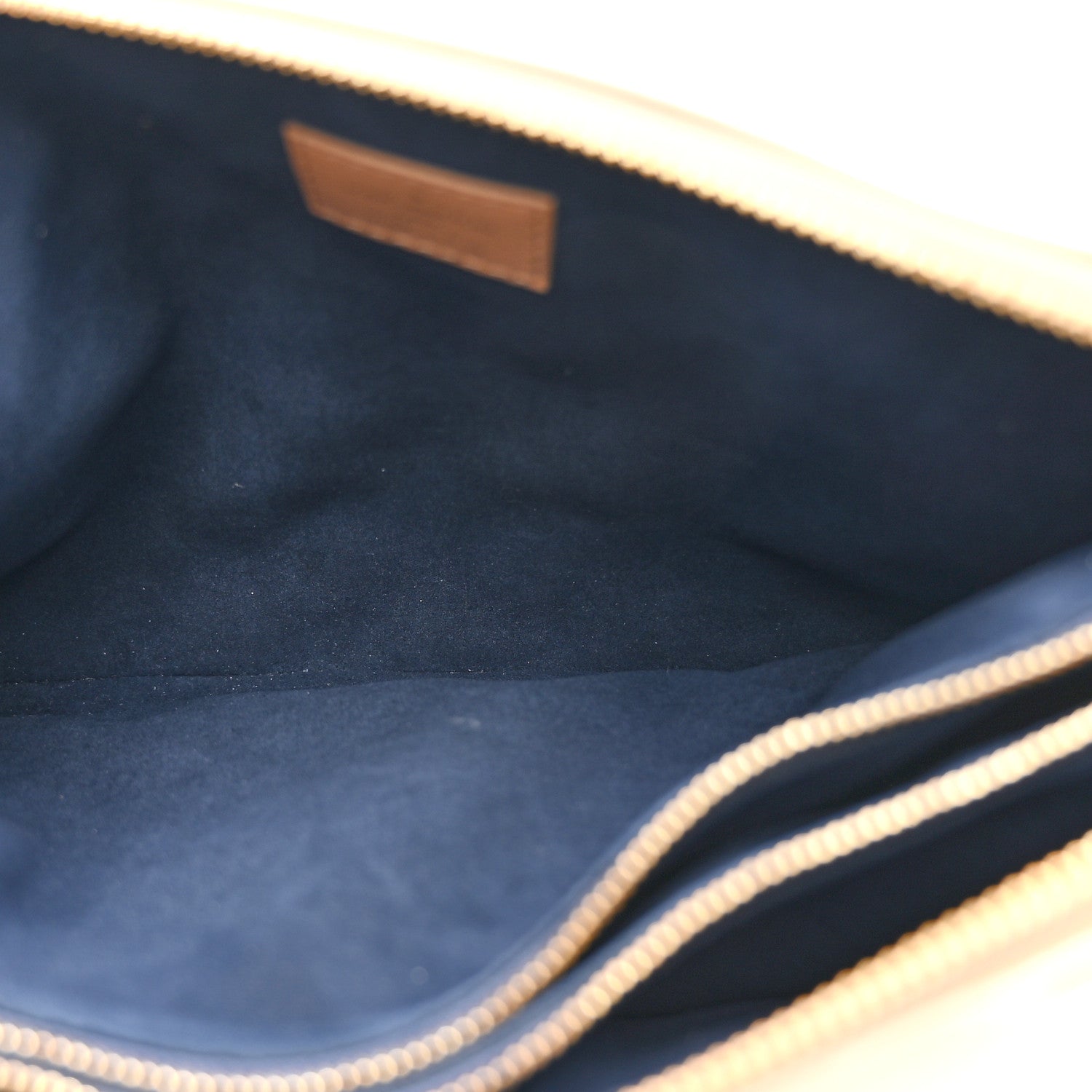 Louis Vuitton Lambskin Embossed Monogram Coussin PM Camel