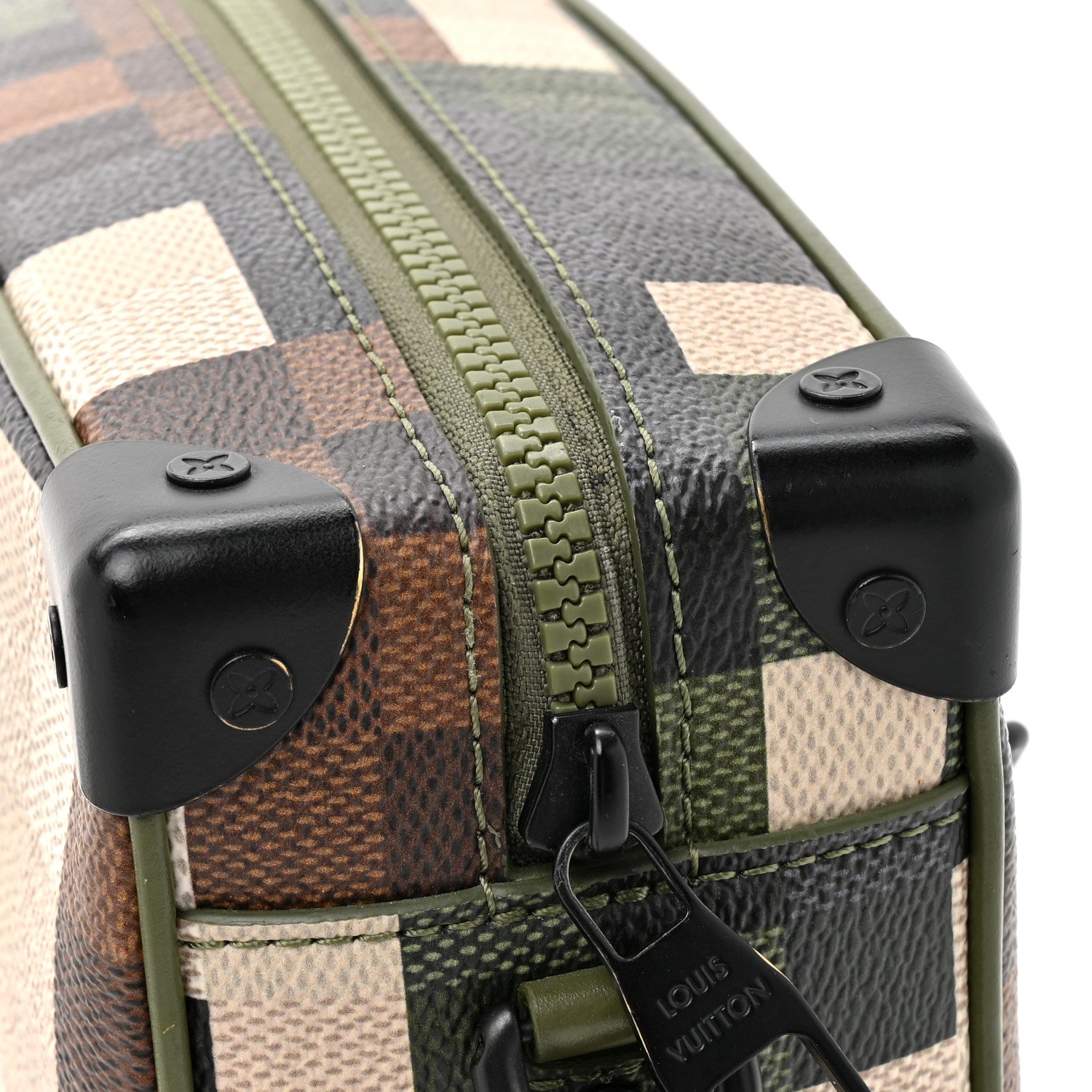 Louis Vuitton Damoflage Mini Soft Trunk Green