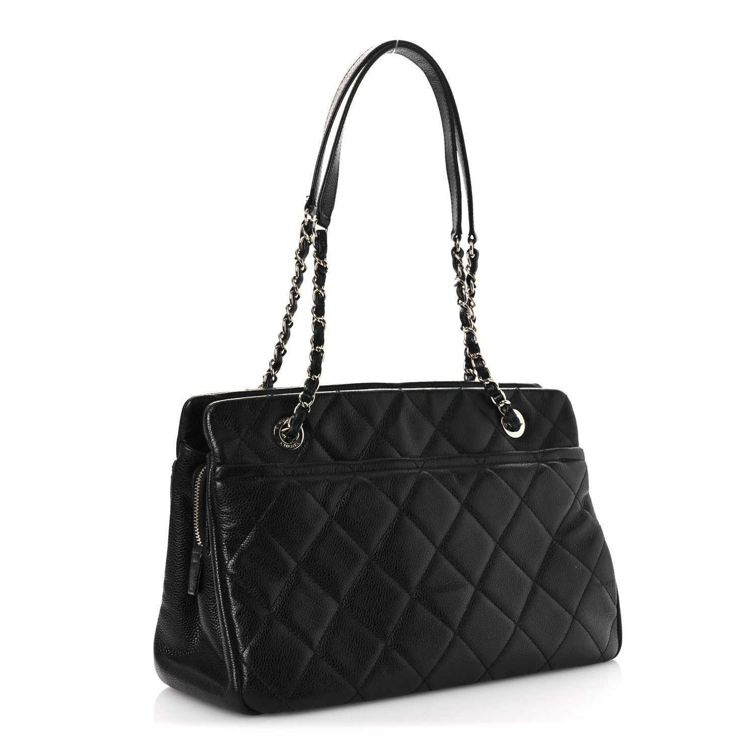 Chanel Caviar Quilted Timeless CC Soft Tote Black