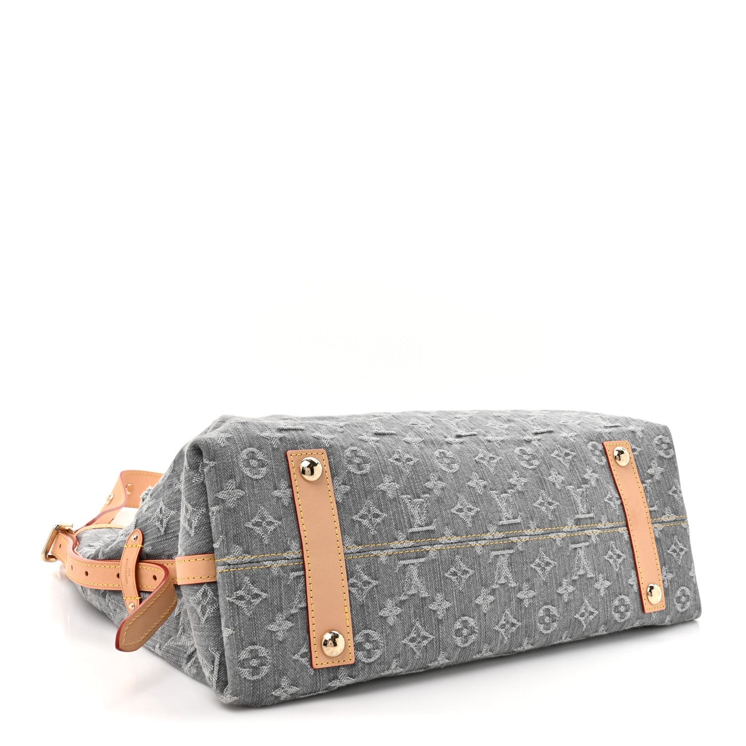 Louis Vuitton Monogram Denim CarryAll MM Washed Grey