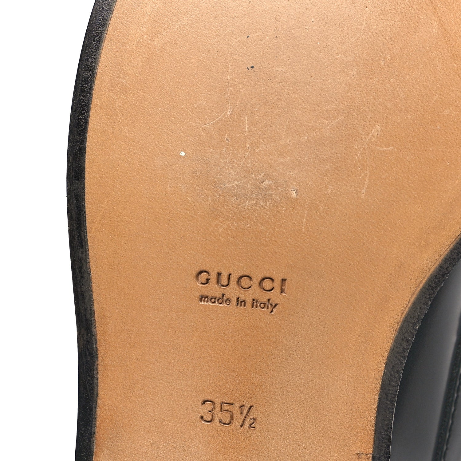 Gucci Millennial Ribot Cut Out Interlocking G Loafers 35.5 Black