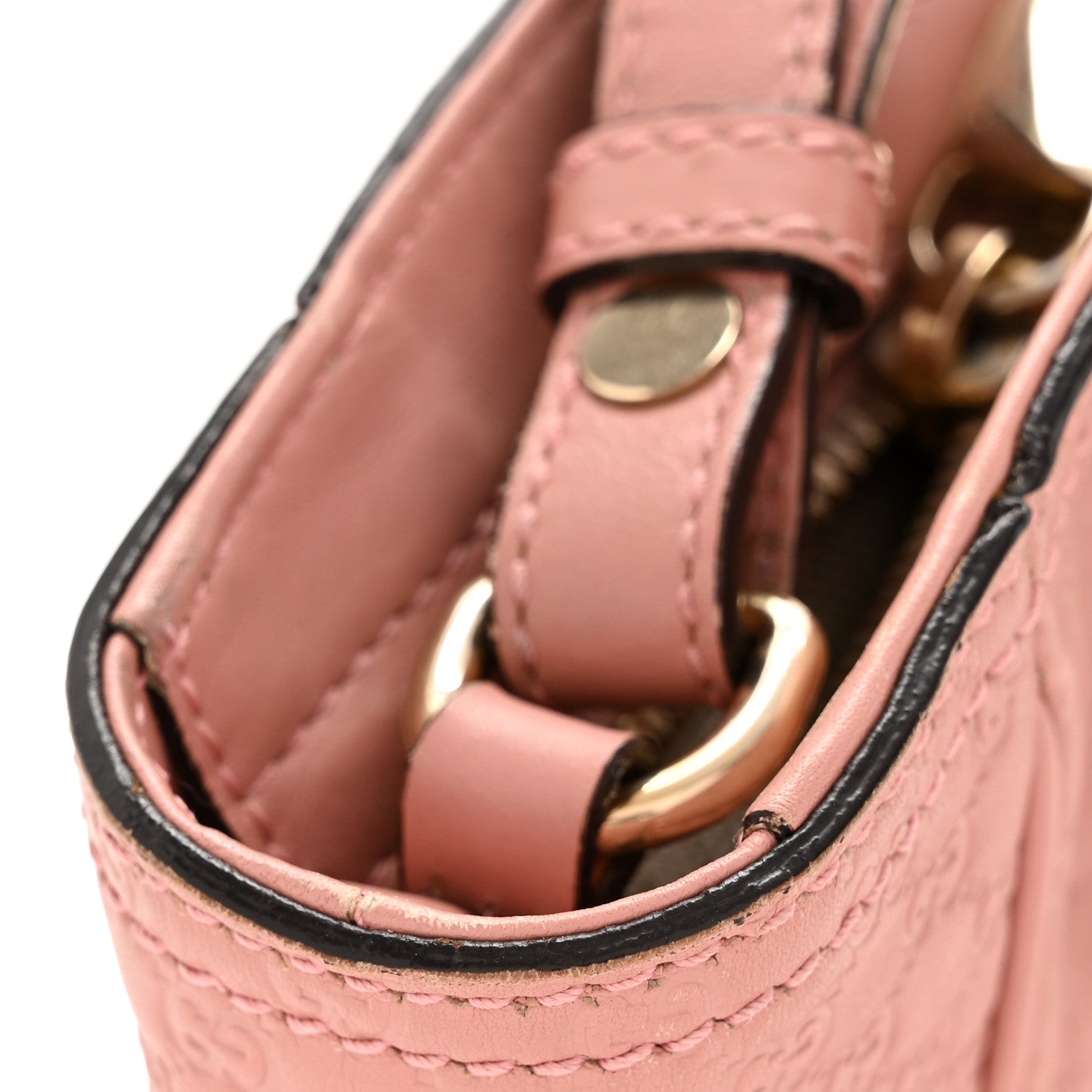 Gucci Microguccissima Small Bree Tote Soft Pink