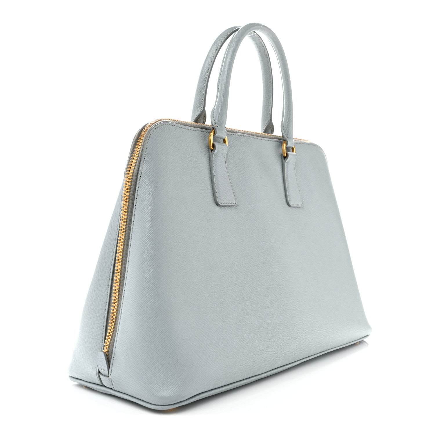 Prada Saffiano Lux Large Promenade Tote Lago