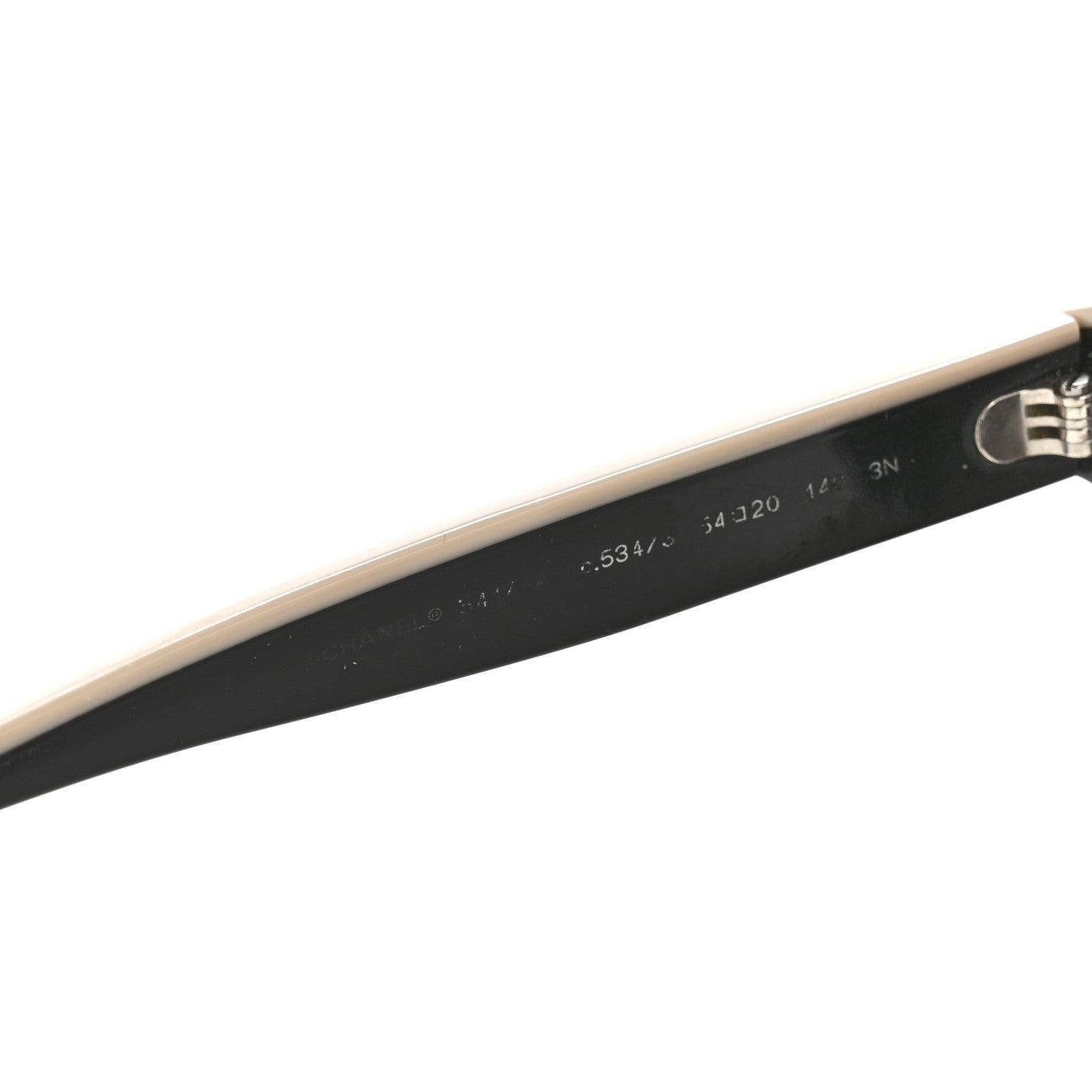 Acetate CC Butterfly Sunglasses 5414-A Black Beige