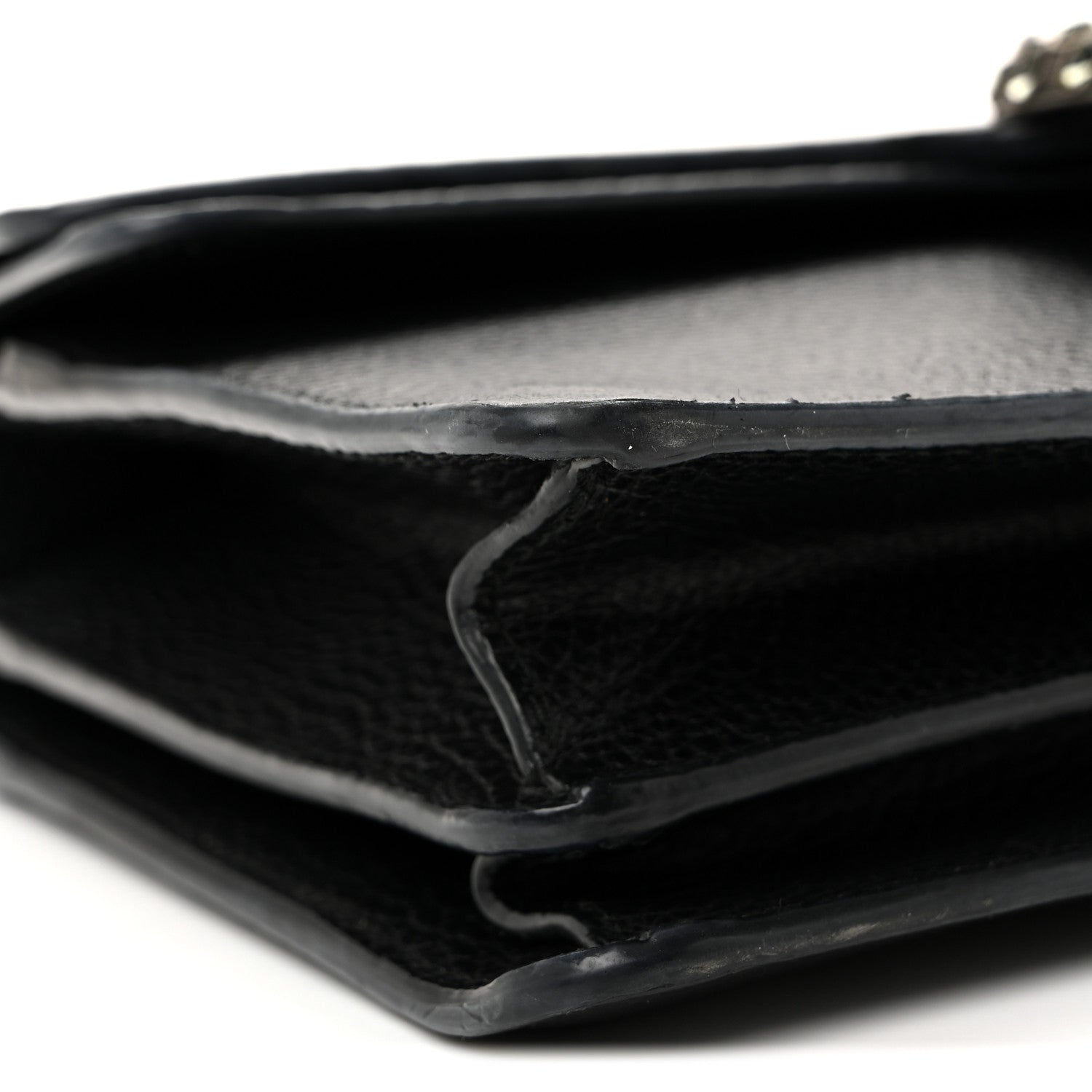 Gucci Pebbled Calfskin Small Dionysus Shoulder Bag Black