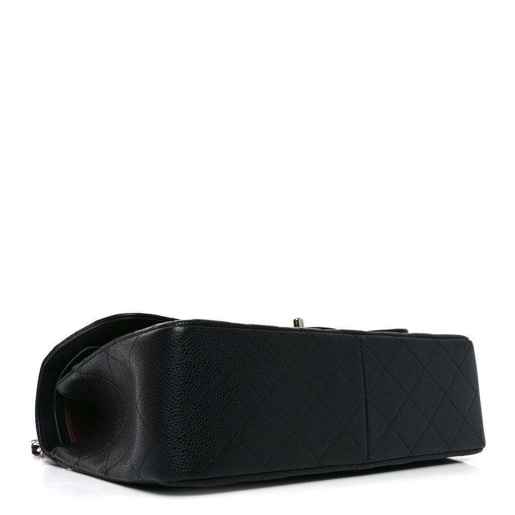 Chanel Caviar Quilted Jumbo Double Flap Black