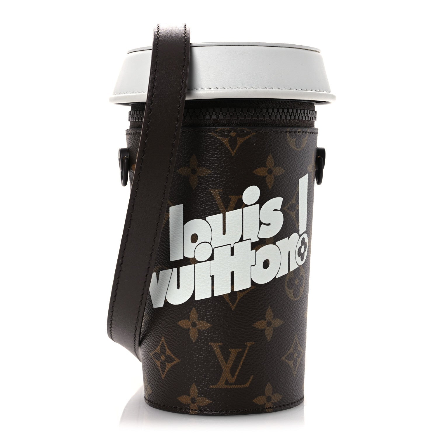 Louis Vuitton Monogram Calfskin Everyday LV Coffee Cup Pouch