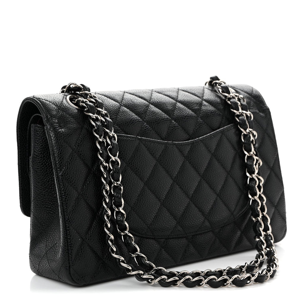 Chanel Caviar Quilted Medium Double Flap Black