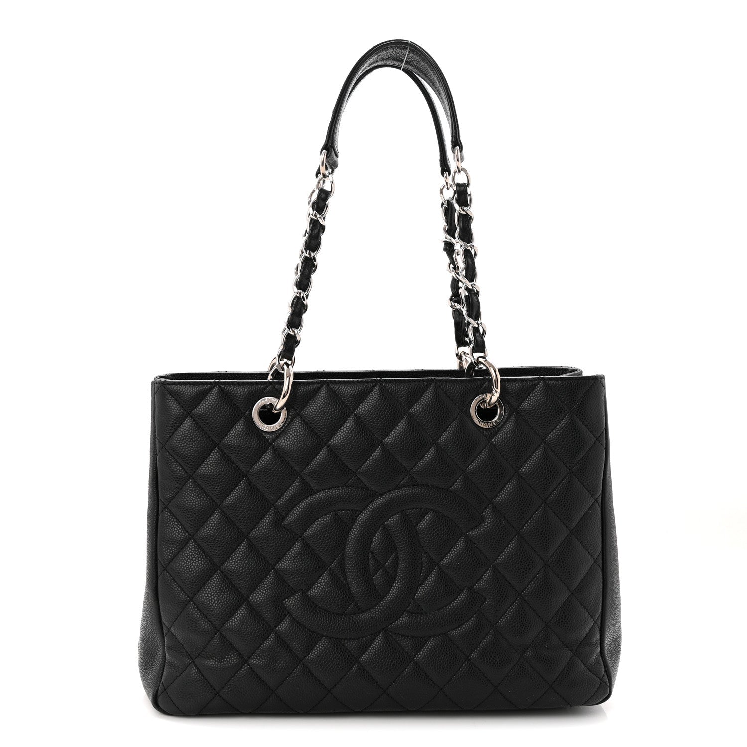 Chanel Caviar Quilted Grand Shopping Tote GST Black