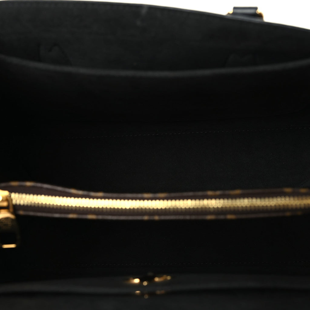 Louis Vuitton Monogram Flower Tote Black