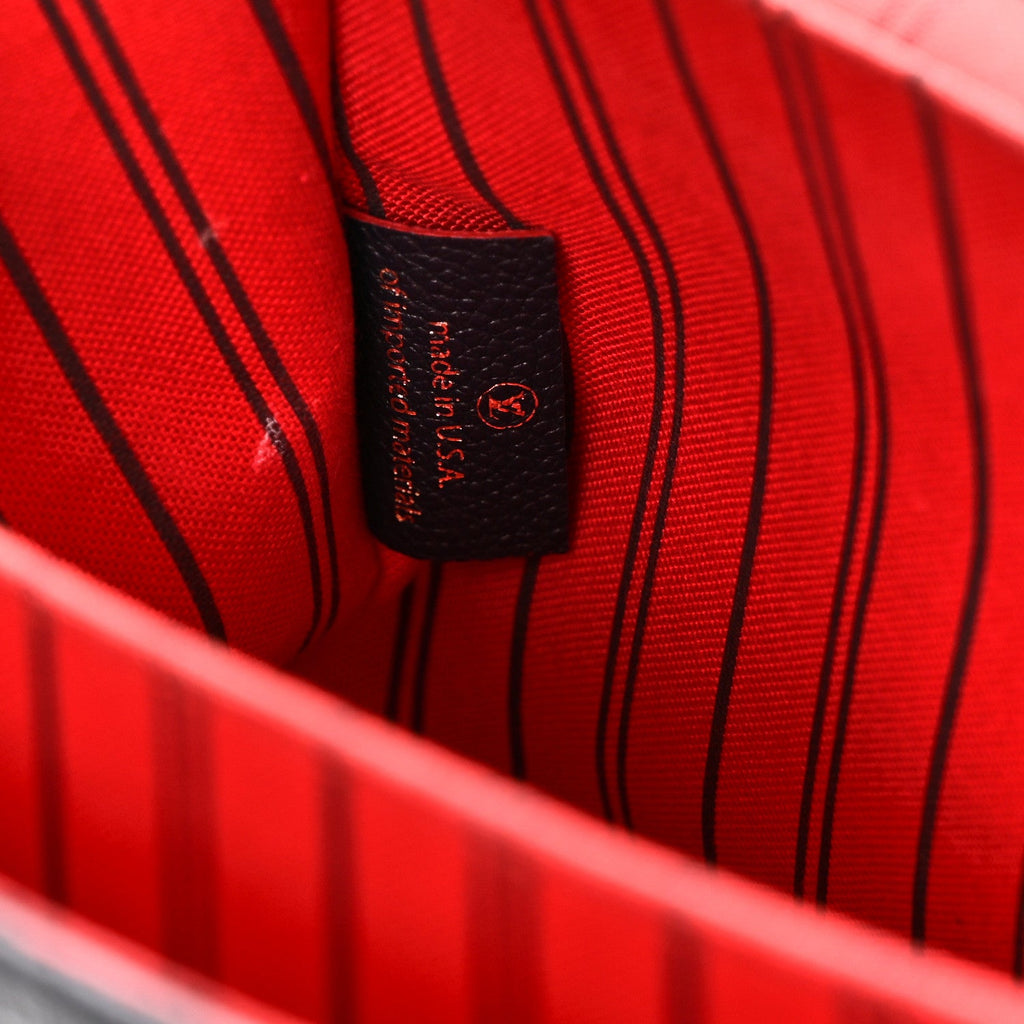 Louis Vuitton Empreinte Pochette Metis Marine Rouge