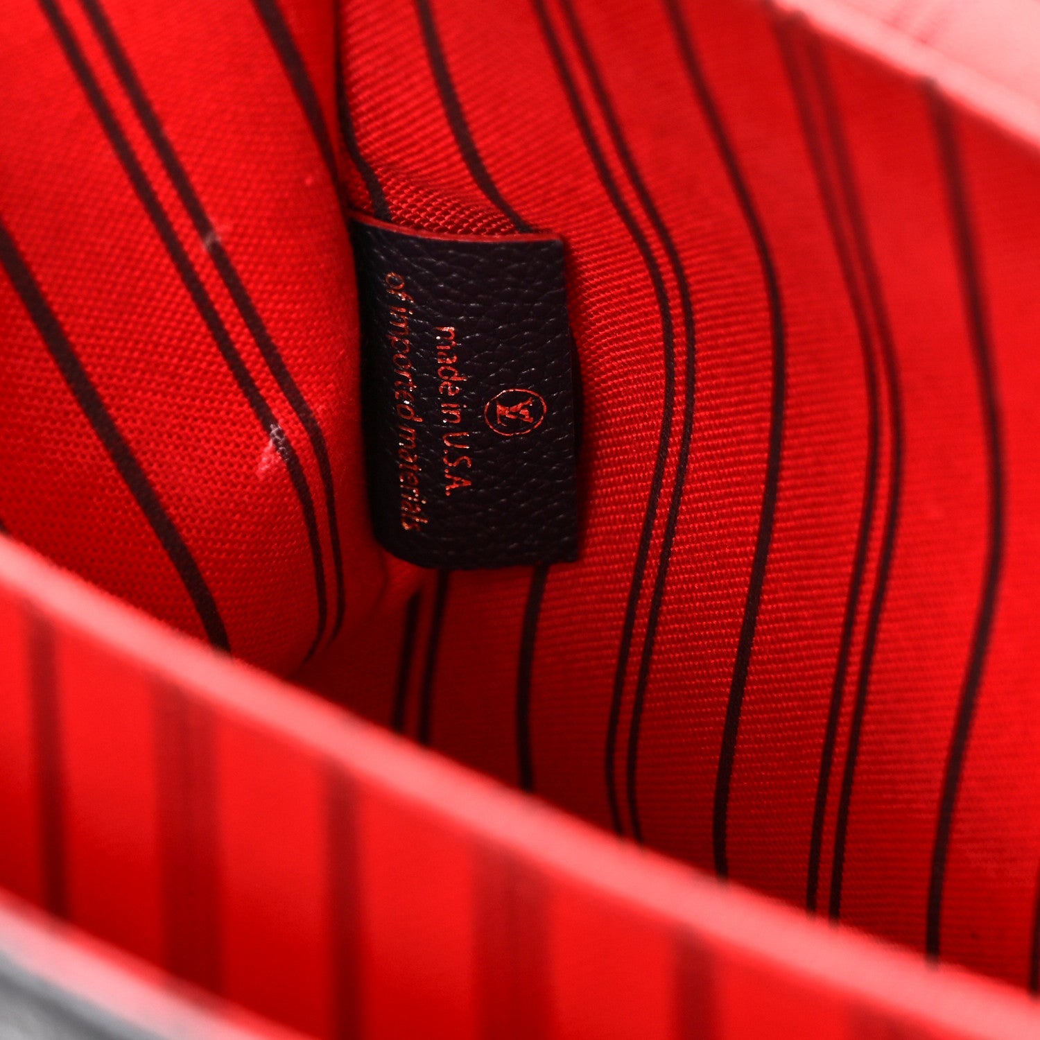 Louis Vuitton Empreinte Pochette Metis Marine Rouge