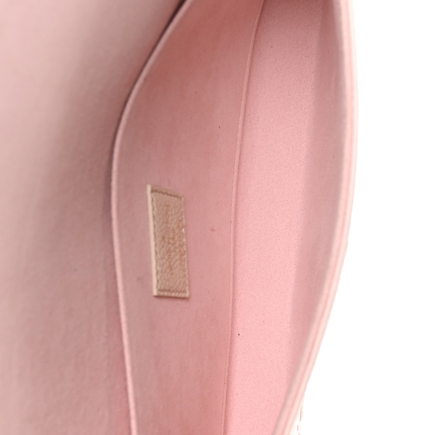 Louis Vuitton Empreinte Spring in the City Felicie Pochette Chain Wallet Pink Beige Yellow