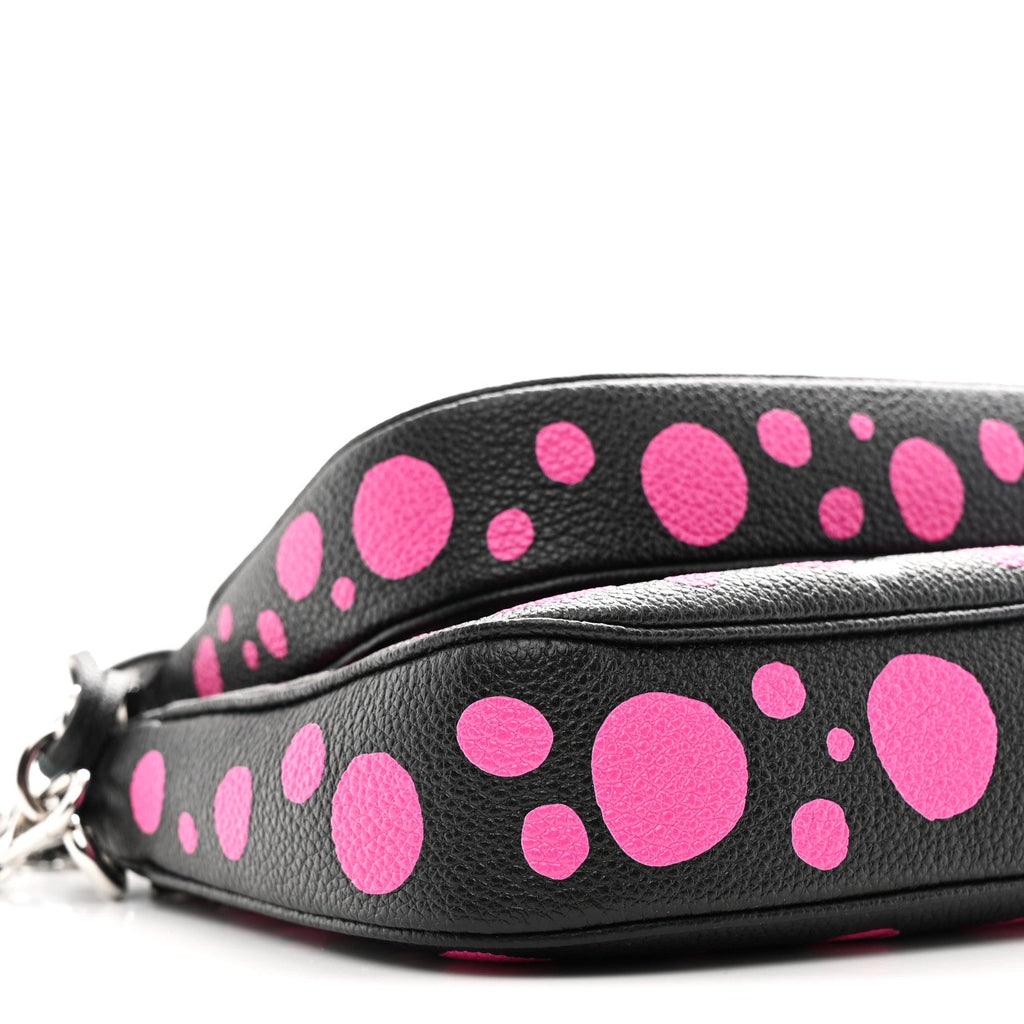 Louis Vuitton LV X YK Empreinte Multi Pochette Accessories Black Fuchsia