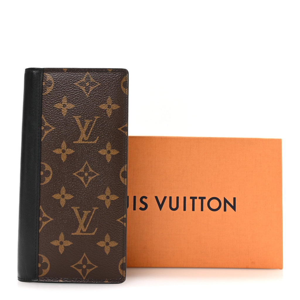Louis Vuitton Monogram Macassar Brazza Wallet