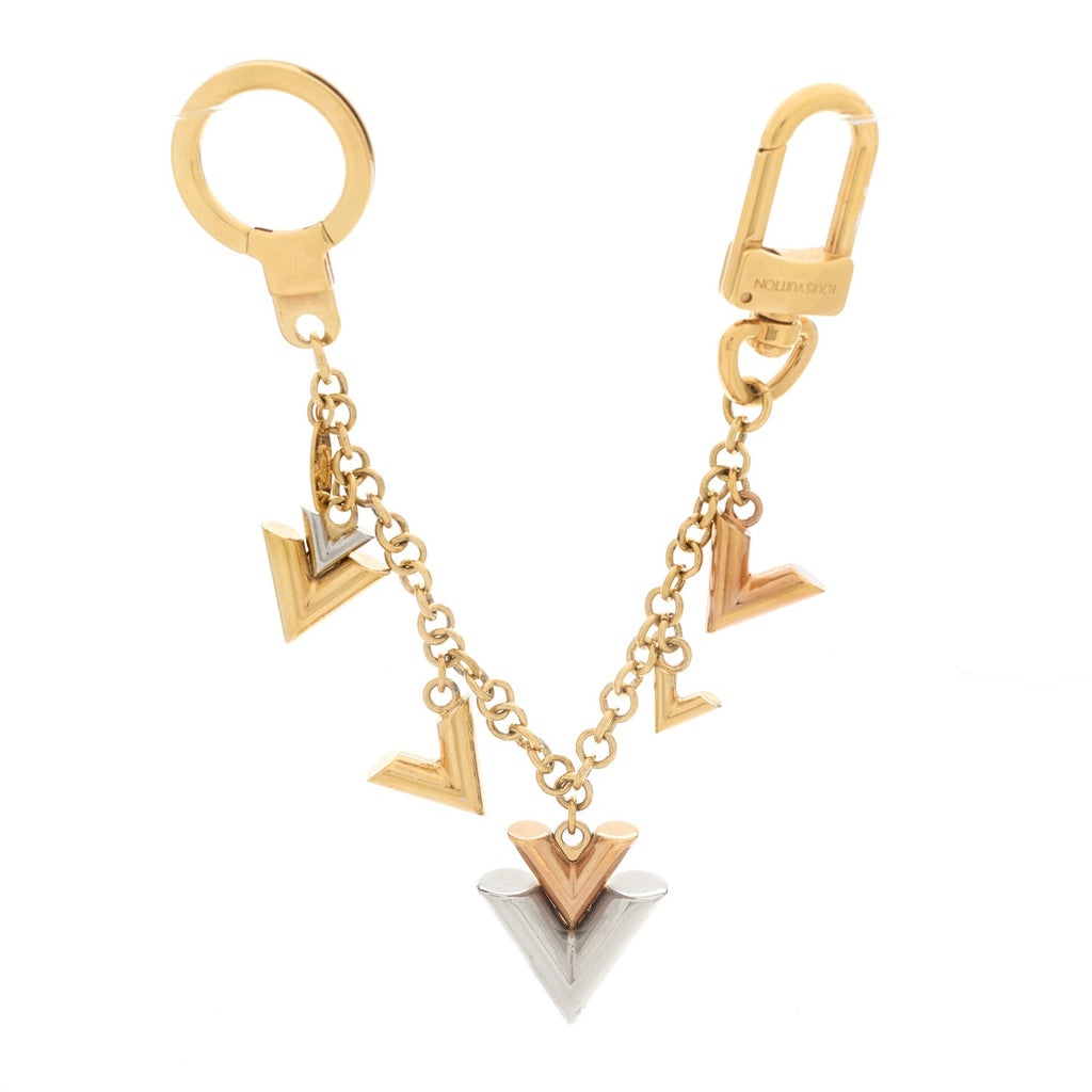 Louis Vuitton Jingle V Chain Bag Charm Gold