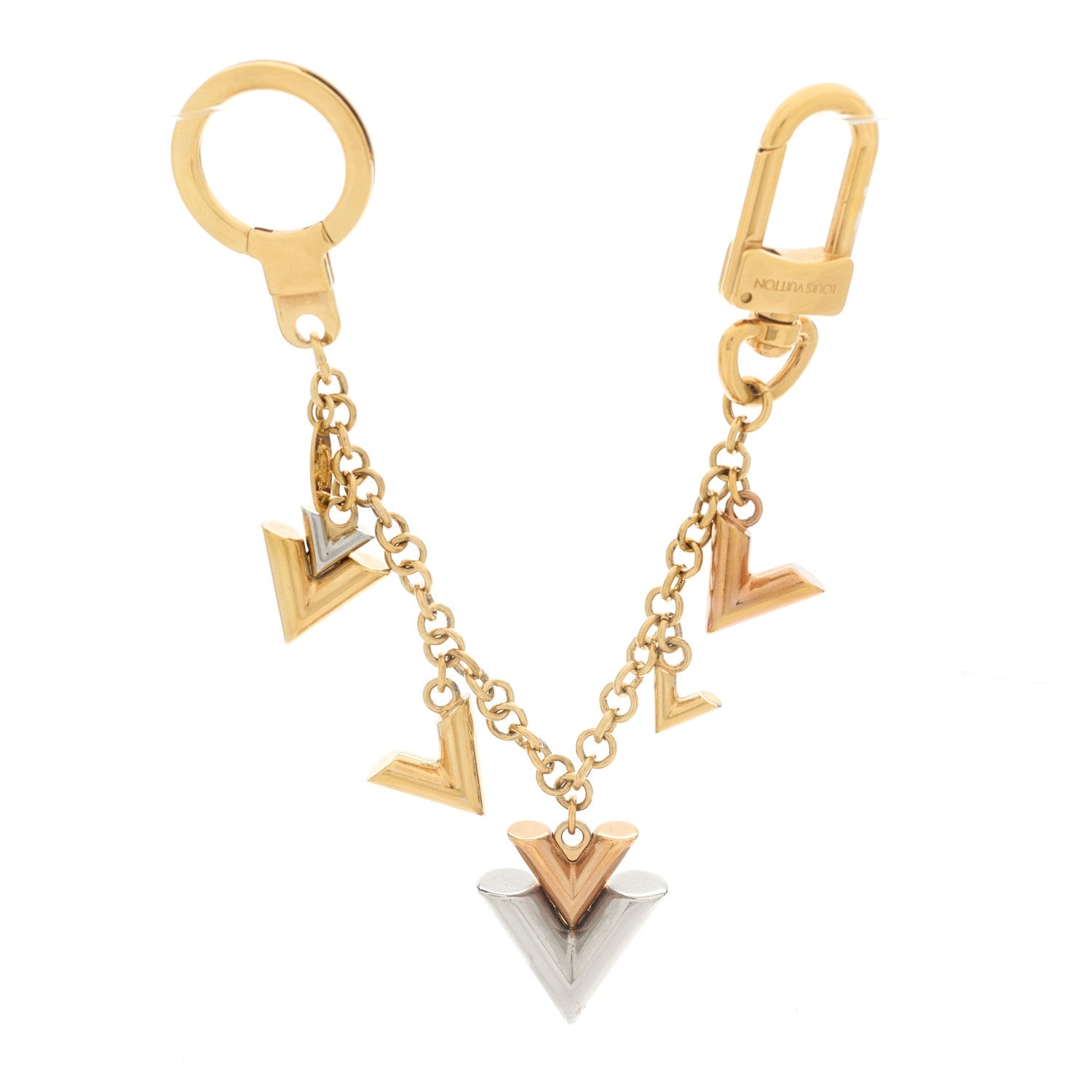 Louis Vuitton Jingle V Chain Bag Charm Gold