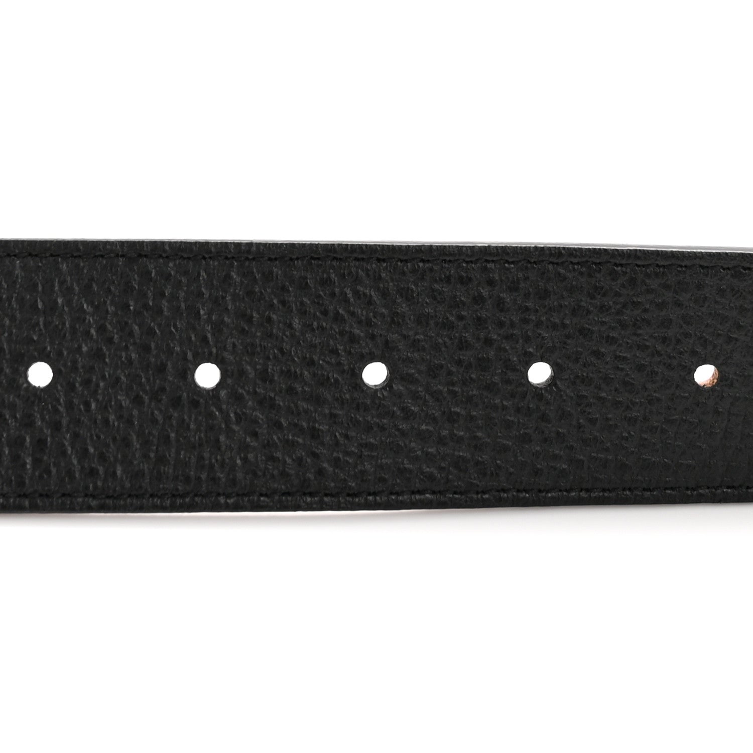 Gucci Calfskin 1973 Reversible Belt 90 36 Black Pink