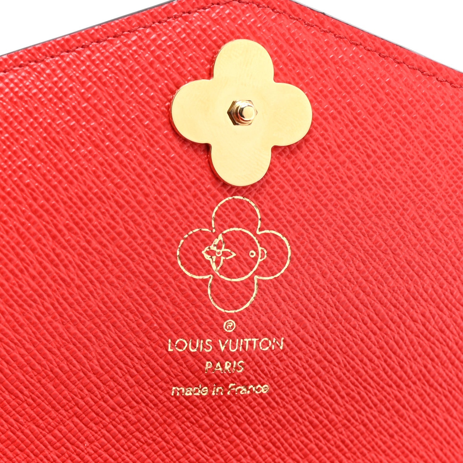 Louis Vuitton Monogram Candy Factory Sarah Wallet Candy Red