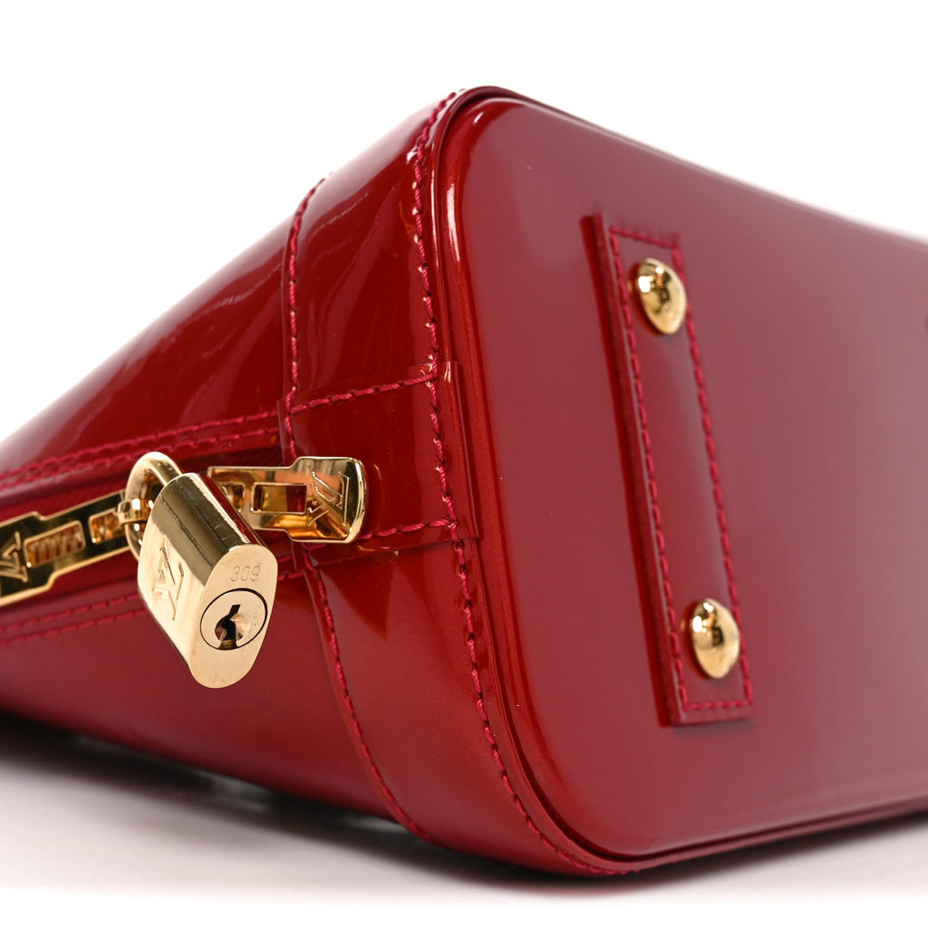 Louis Vuitton Vernis Alma BB Rose Indien